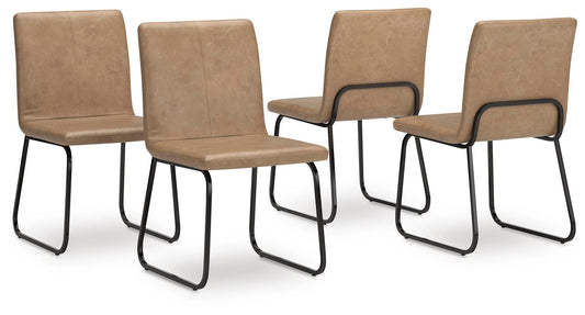 Pharwynn - Dining Upholstered Side Chair (Set of 4) - Toast