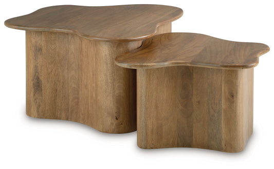 Abeford - Accent Cocktail Table (Set of 2) - Brown