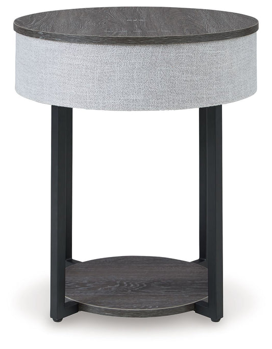 Sethlen - Accent Table - Gray / Black