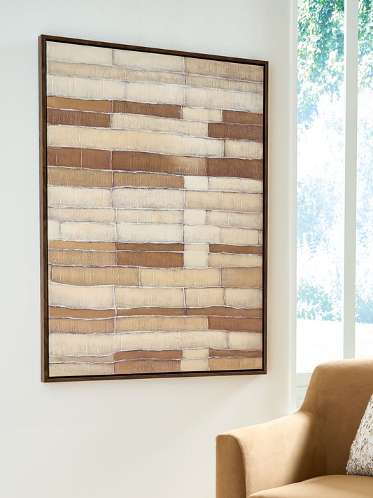 Kalanmore - Wall Art - Brown / Tan / White