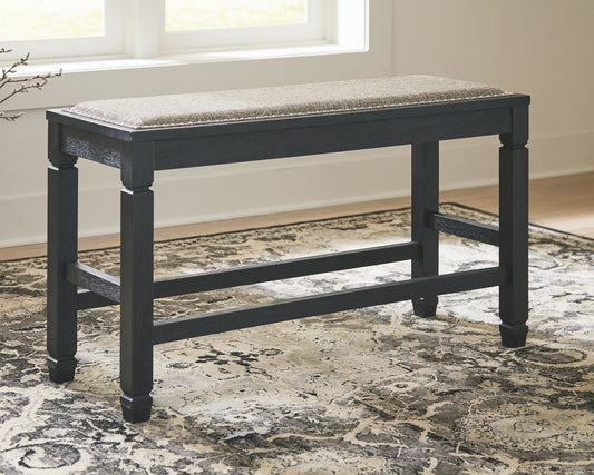 Tyler Creek - DBL Counter UPH Bench - Antique Black
