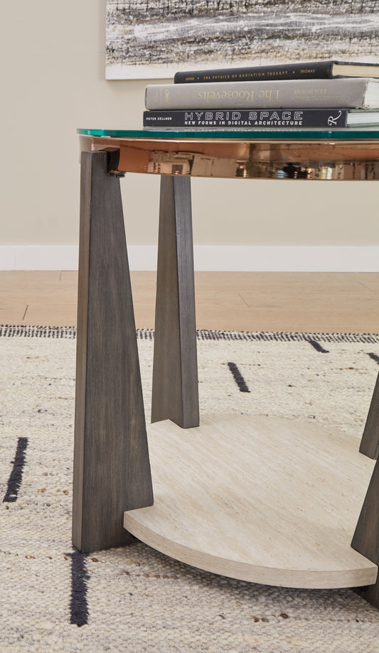 Frazwa - Round End Table - Multi