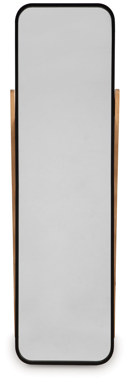 Bronick - Floor Mirror - Black / Brown