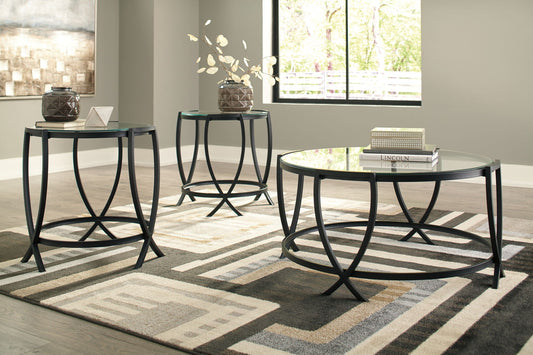 Tarrin - Occasional Table Set (Set of 3) - Black