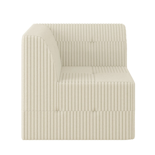 Modern Minimalist Corduroy Corner Sofa Sleeper