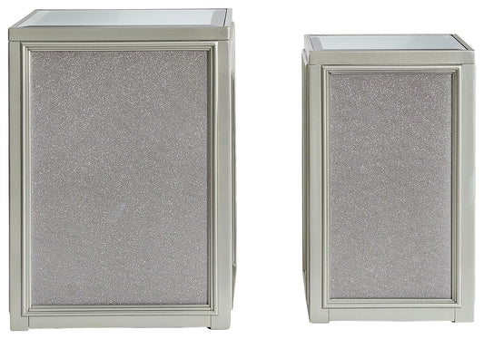 Traleena - Nesting End Tables (Set of 2) - Silver Finish