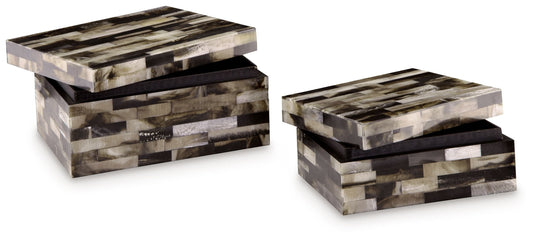 Ellford - Box Set (Set of 2) - Black / Brown / Cream