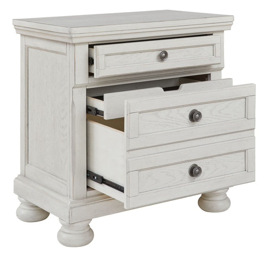 Robbinsdale - Two Drawer Night Stand - Antique White
