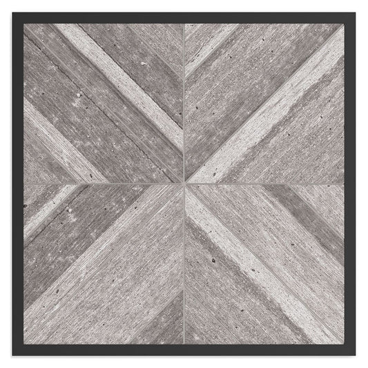Beachcroft - Square End Table - Black / Light Gray