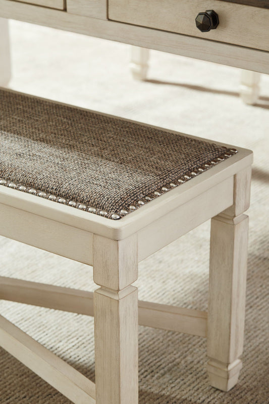 Bolanburg - Large UPH Dining Room Bench - Beige