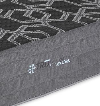 12" King Smooth Top Hybrid Medium Plush Mattress - Black