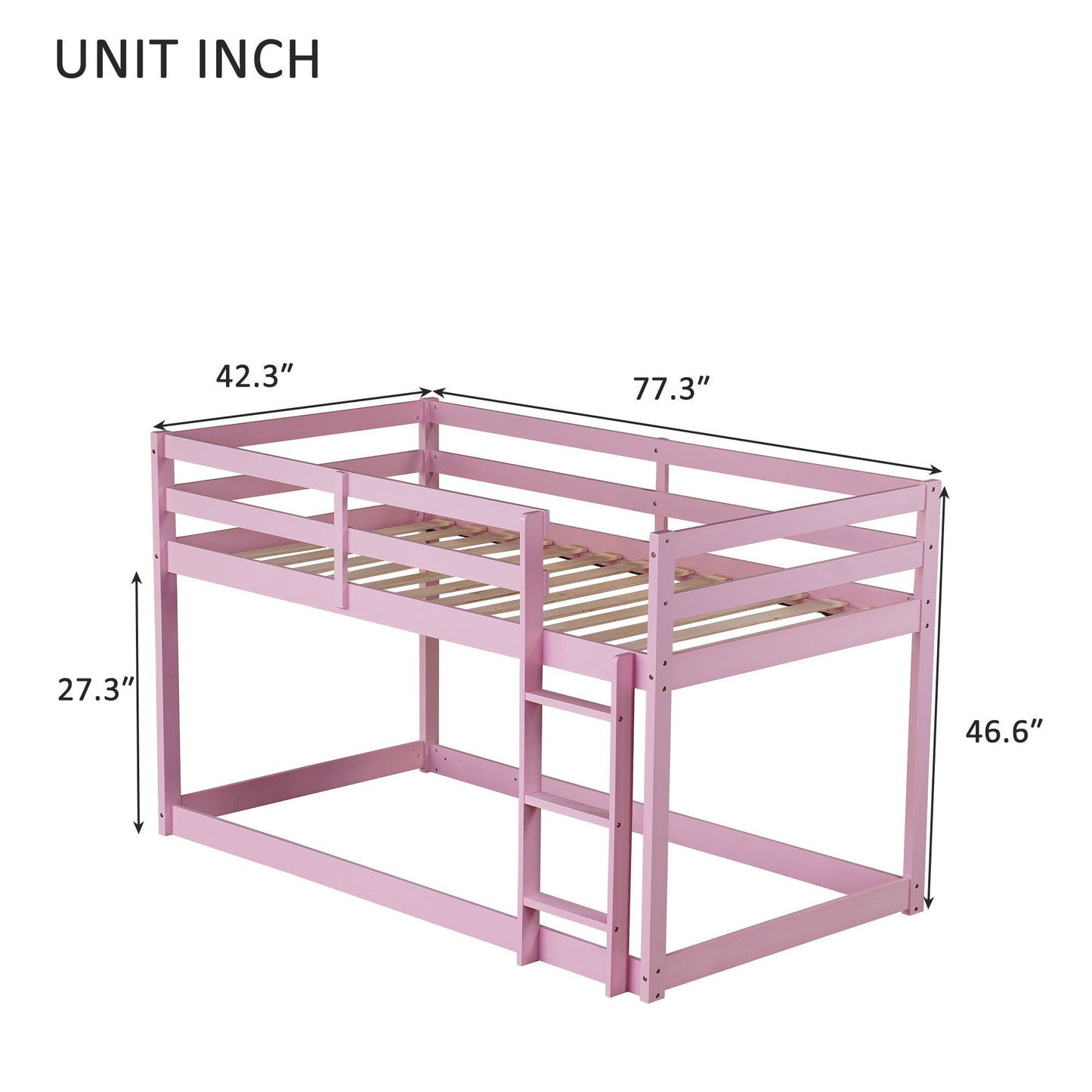 Floor Bunk Bed & Ladder