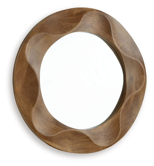 Aajon - Accent Mirror - Brown