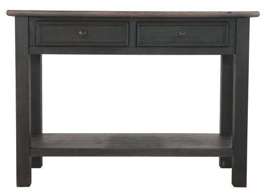 Tyler Creek - Sofa Table - Grayish Brown / Black