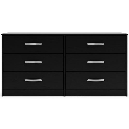 Finch - Six Drawer Dresser - 29'' Height - Black
