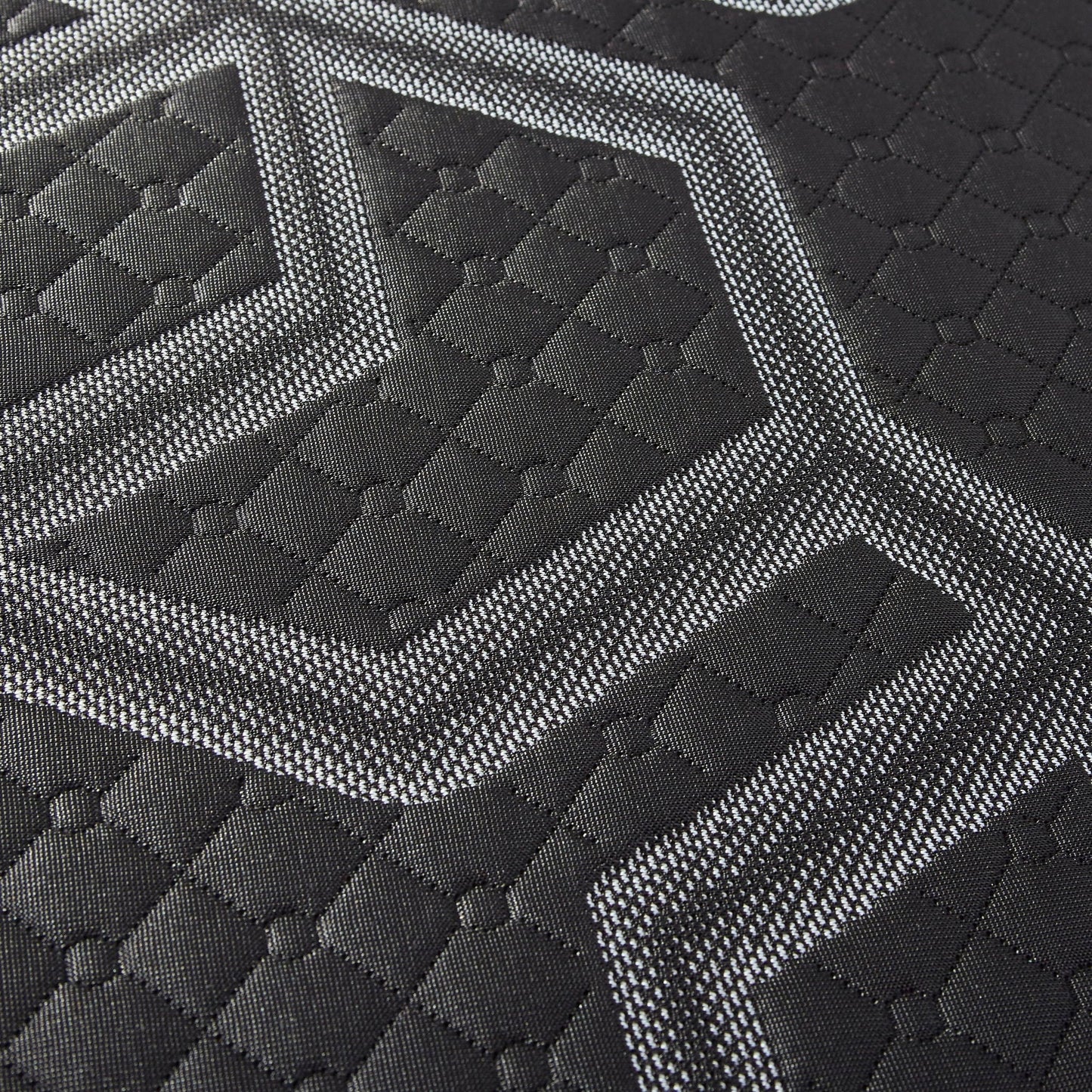 12" King Smooth Top Foam, Medium Plush Mattress - Black