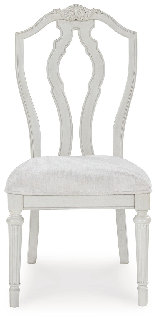Montelaine - Dining Upholstered Side Chair (Set of 2) - Antique White