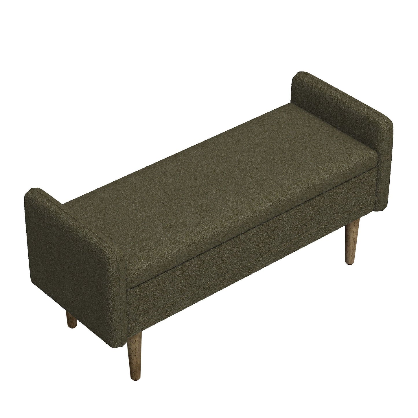 Teddy Velvet Storage Stool With Storage Space For Apartments