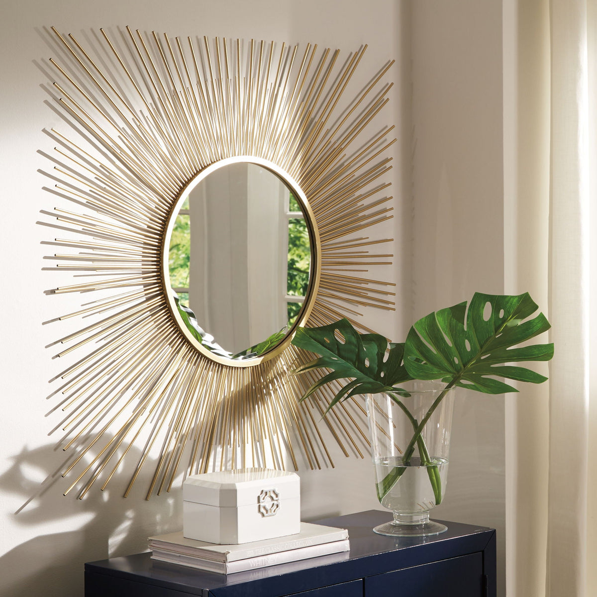 Elspeth - Accent Mirror - Gold Finish