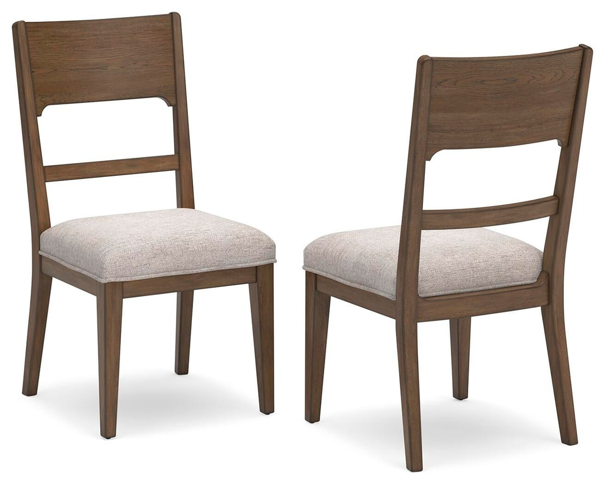 Cabalynn - Dining Uph Side Chair (Set of 2) - Oatmeal / Light Brown
