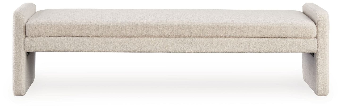 Lembertson - Accent Bench - Ecru