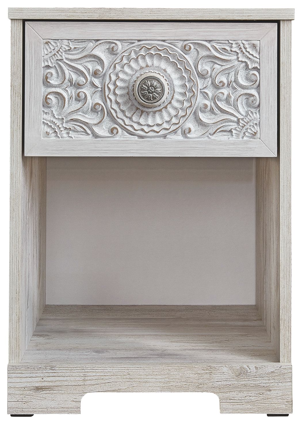 Paxberry - One Drawer Night Stand - Whitewash