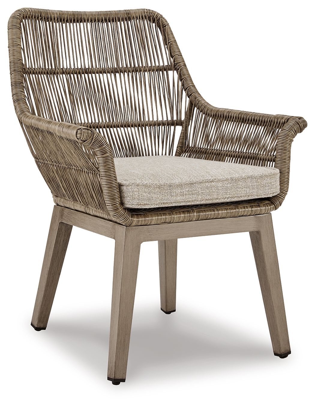 Beach Front - Arm Chair With Cushion (Set of 2) - Beige