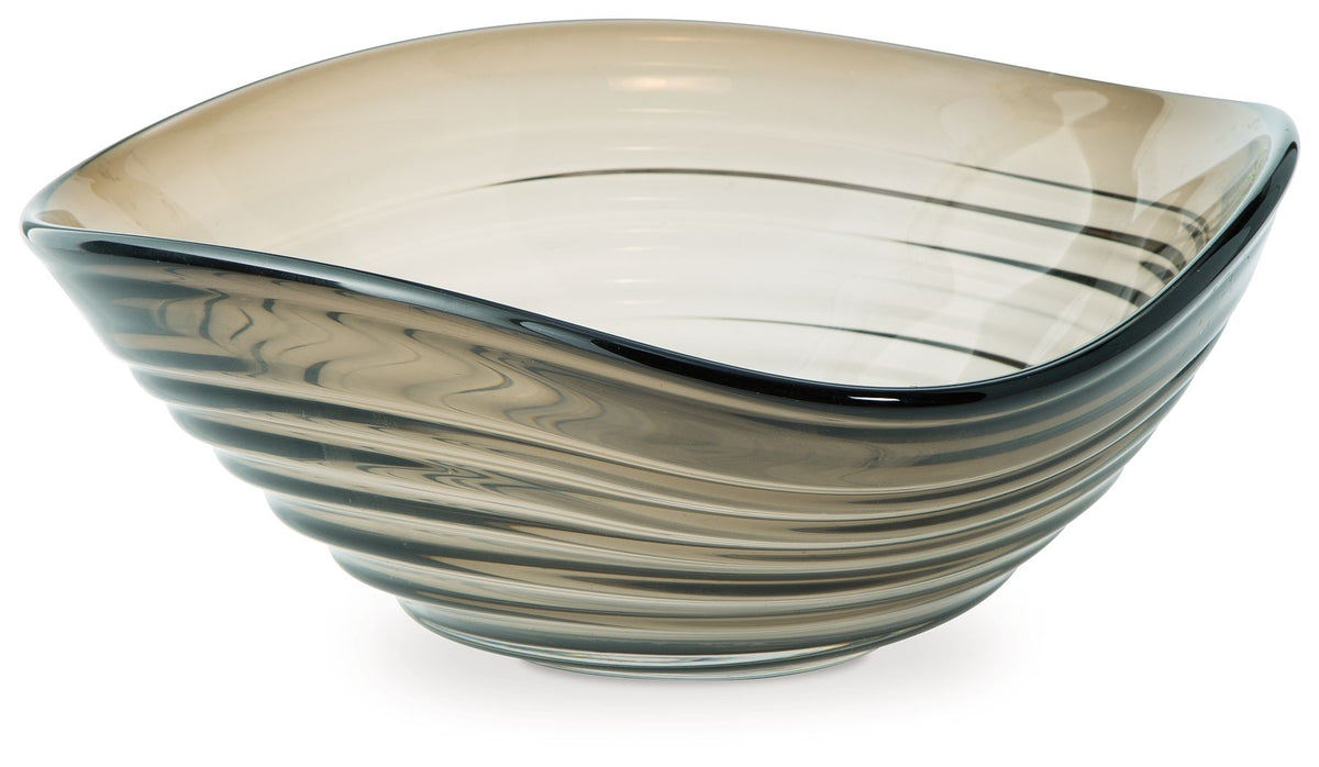 Solariston - Indoor/Outdoor Bowl - Gray / Brown