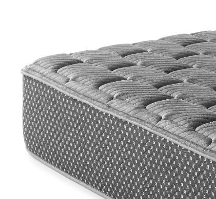 13" Queen Quilted Hybrid Mattress, Firm - Gray