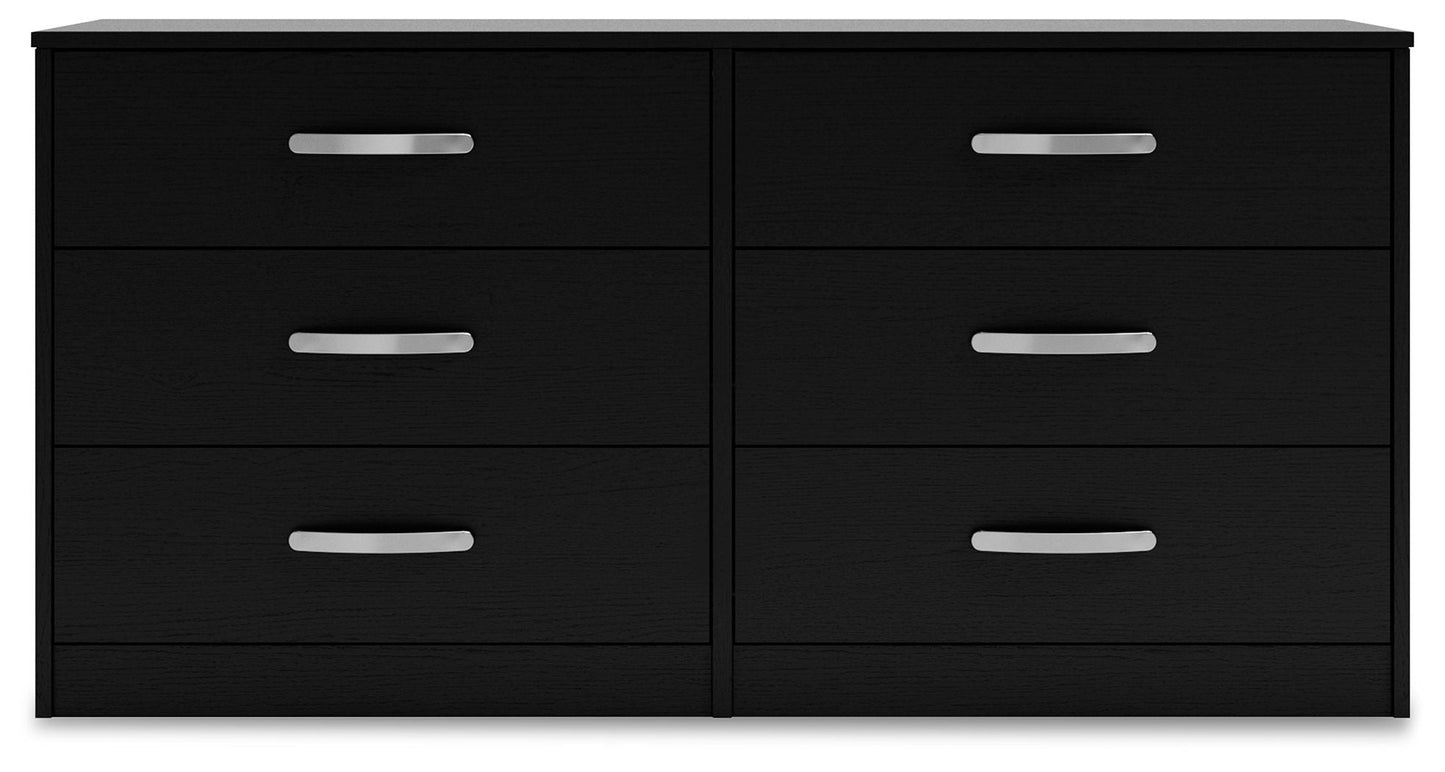 Finch - Six Drawer Dresser - 29'' Height - Black