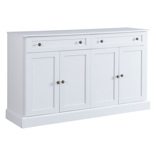 Kitchen Sideboard Storage Buffet Cabinet With 2 Drawers & 4 Doors Adjustable Shelves For Dining Room, Living Room