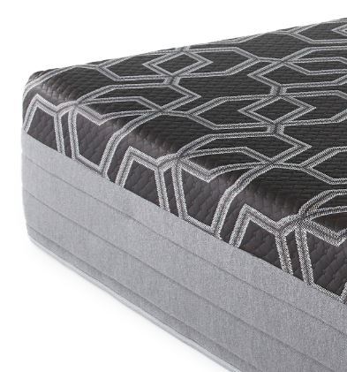 14" Queen Smooth Top Foam, Ultra Plush Mattress - Black