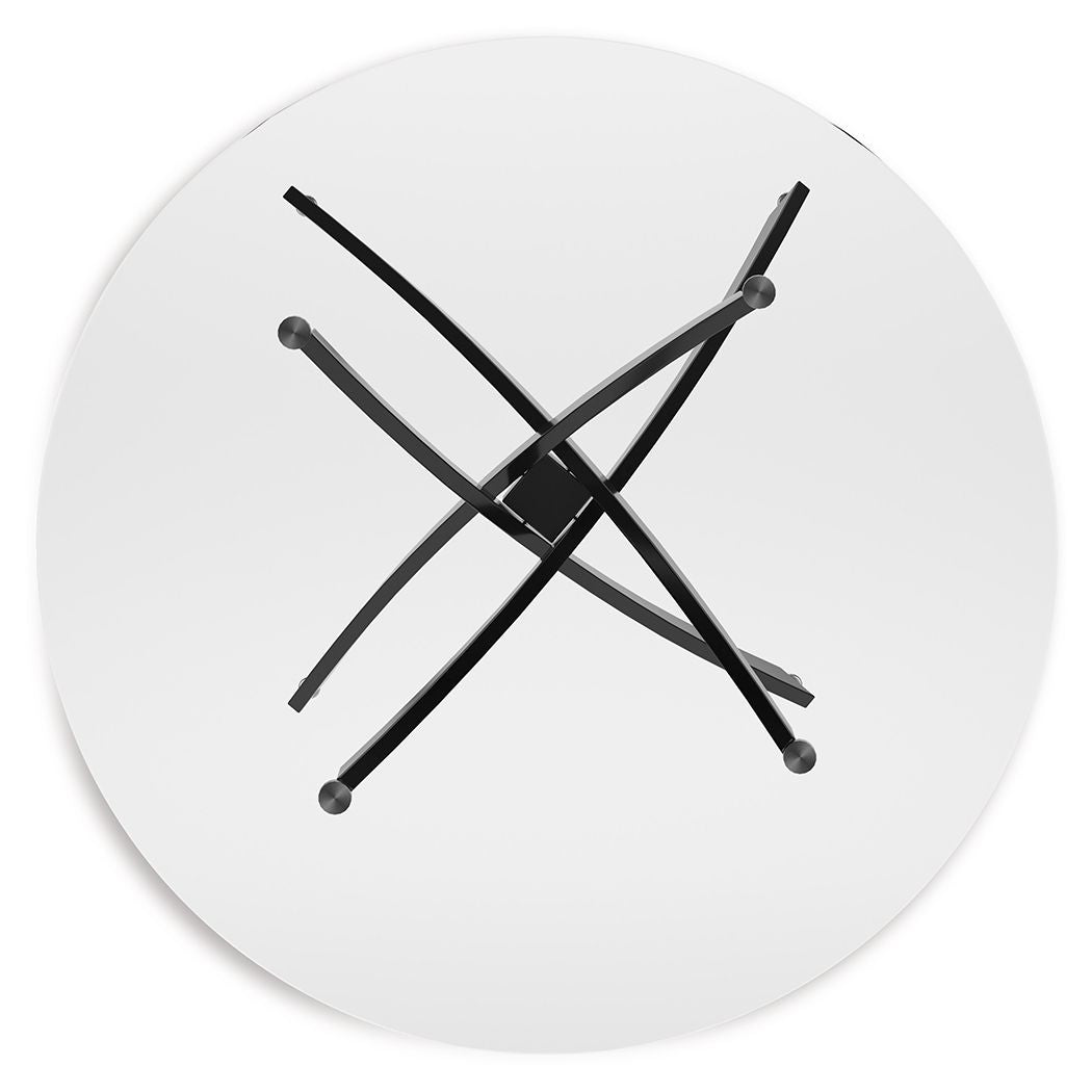 Pharwynn - Round Dining Room Table - Black