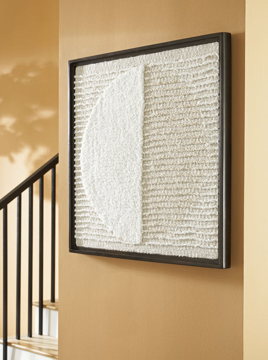 Bachard - Wall Decor - Tan / White