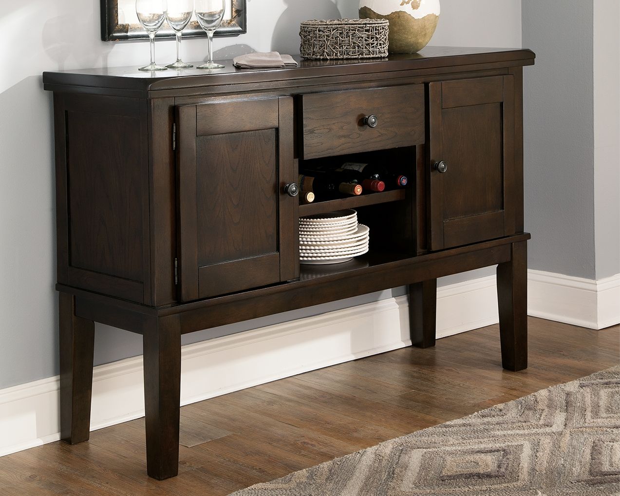 Haddigan - Dining Room Server - Dark Brown