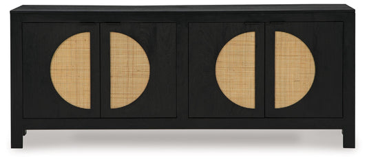 Cliffiings - Accent Cabinet - Black / Natural
