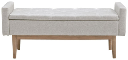 Briarson - Storage Bench - Beige / Brown