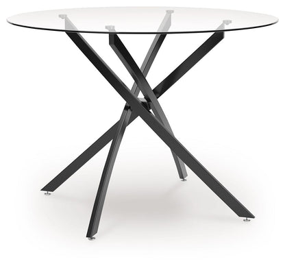 Pharwynn - Round Dining Room Table - Black