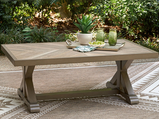 Laguna Heights - Rectangular Cocktail Table - Beige