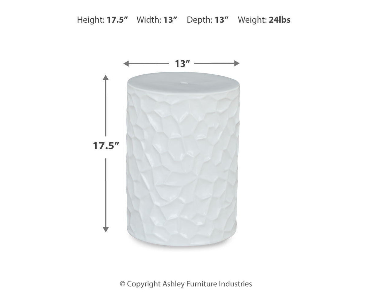 Jungrove - Indoor/Outdoor Stool - White
