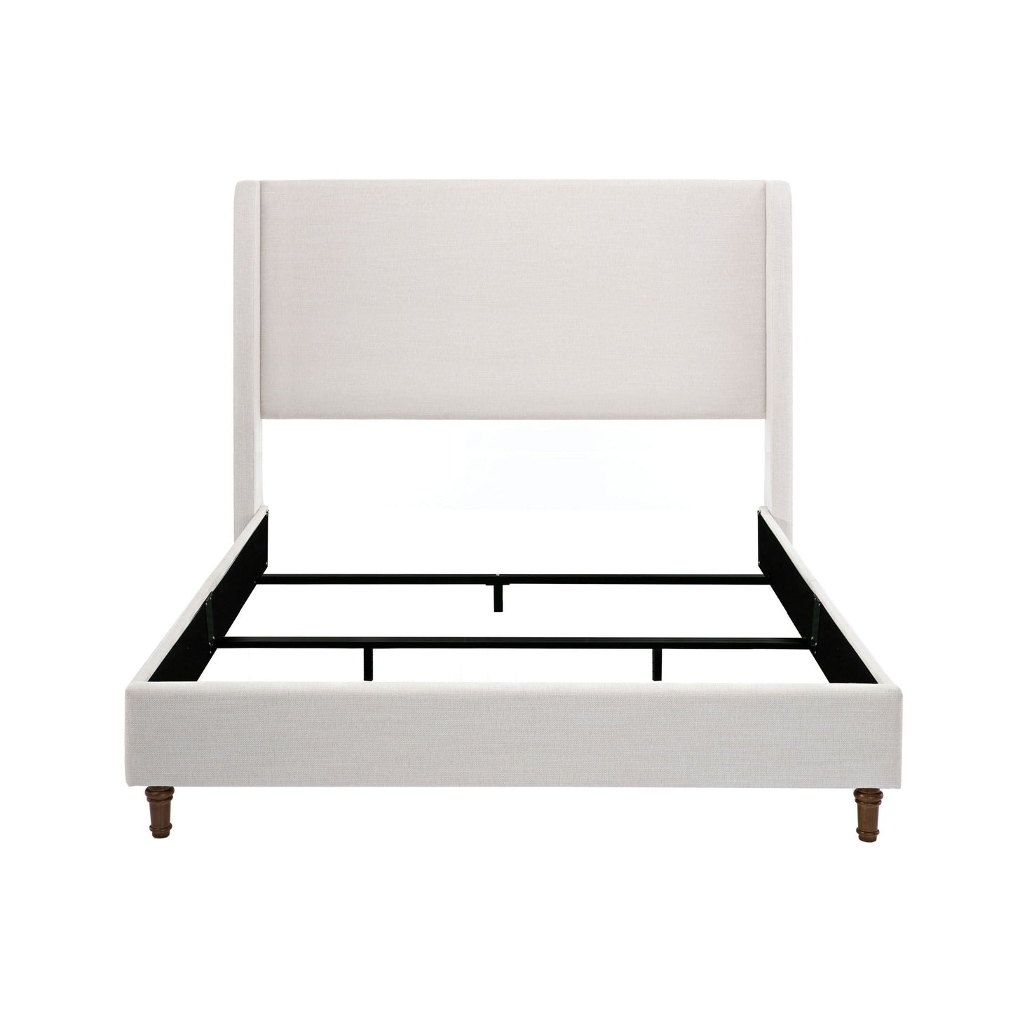 Hayden - Upholstered Wingback Bed With Tall Headboard