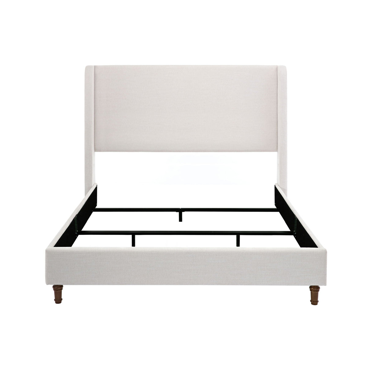 Hayden - Upholstered Wingback Bed With Tall Headboard