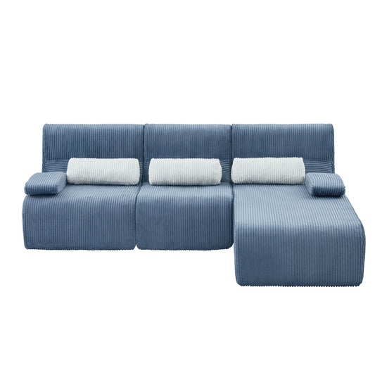 Oversized Sectional Sofa, Living Room Seating With Modular Design