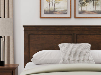 Danabrin - Full Panel Headboard - Brown