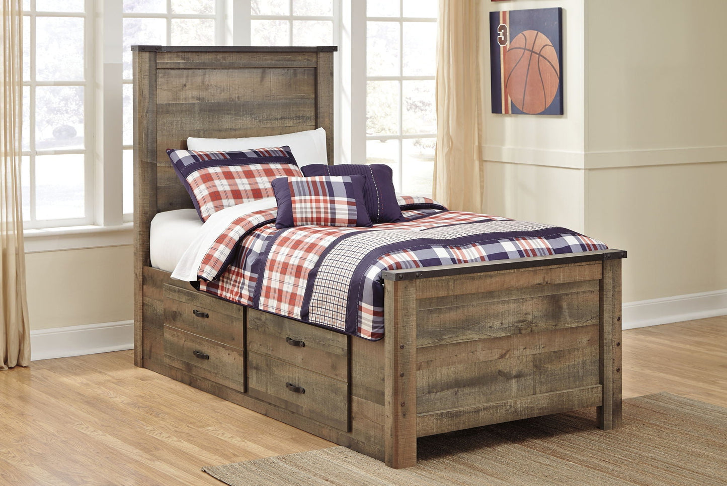 Trinell - Panel Bed