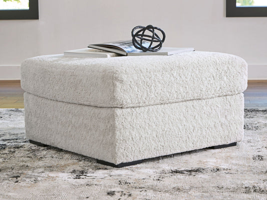 Cuddle Plush - Oversized Accent Ottoman - Arctic