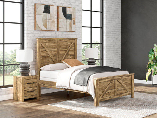 Maystonna - Crossbuck Panel Bed