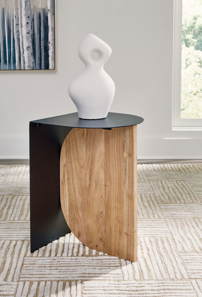 Ladgate - Accent Table - Black / Natural