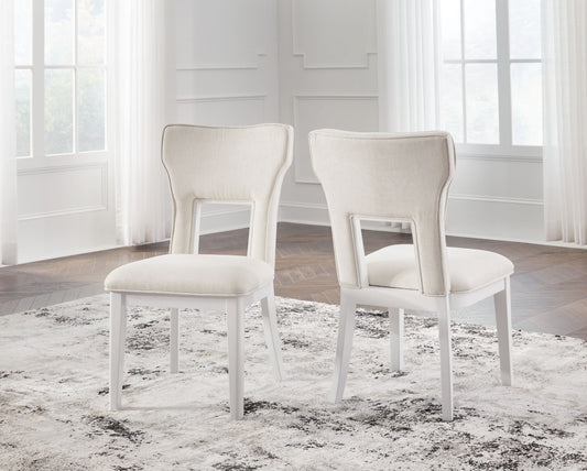 Chalanna - Dining Upholstered Side Chair (Set of 2) - White