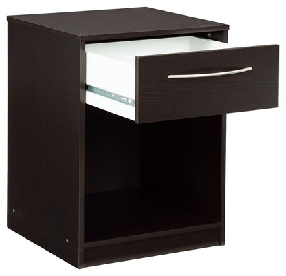 Finch - One Drawer Night Stand - Black